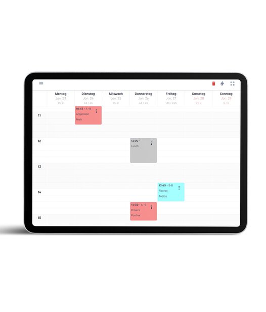 Fahrschul-Manager mobil Kalender