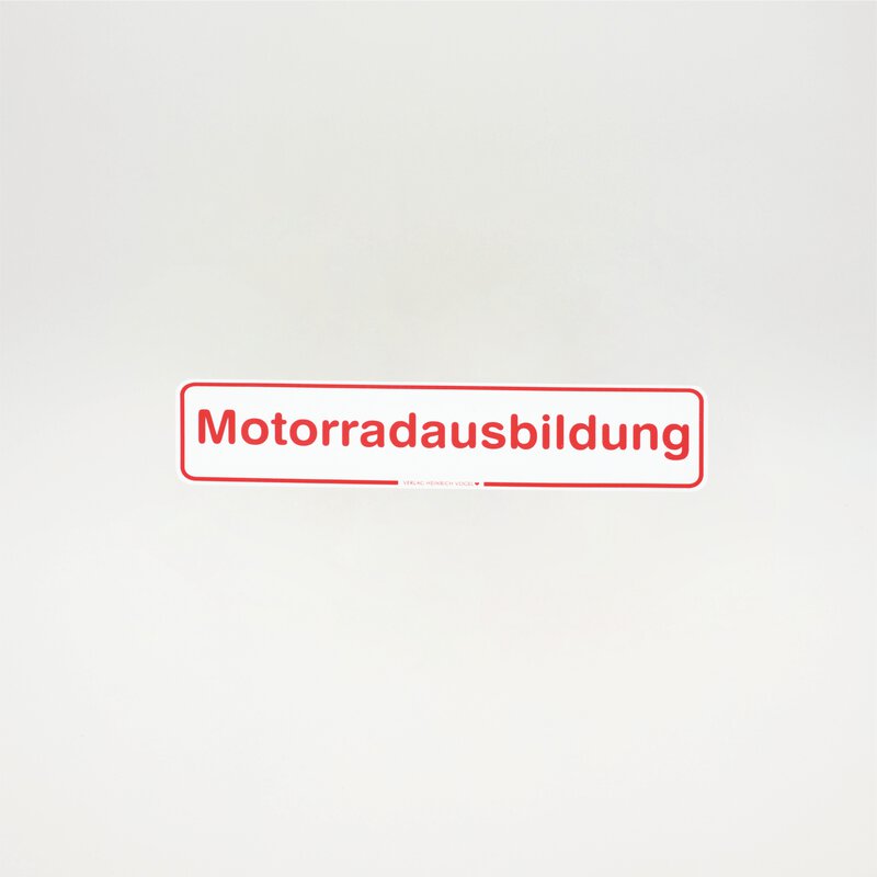 37845_Magnetschild Motorradausbildung