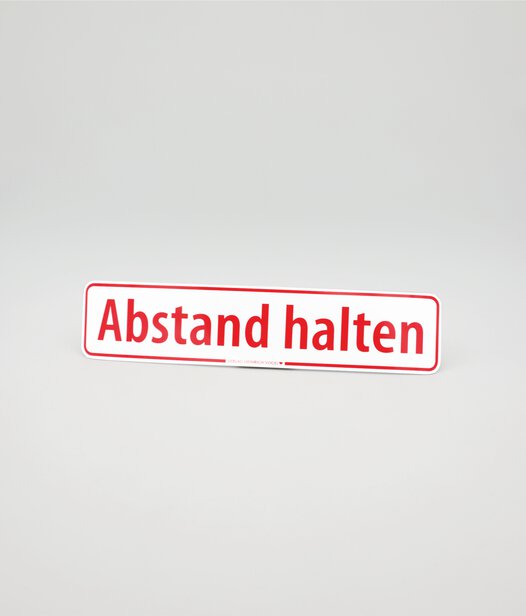 47865_Magnetschild Abstand halten