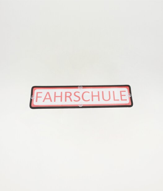 47864_Heckscheibenschild Lochfolie Fahrschule