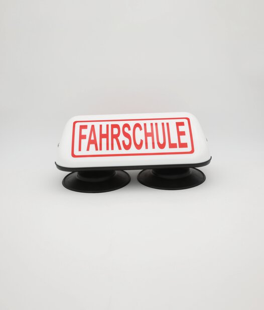 47450_Dachschild Fahrschule Haftmagnetsaugern